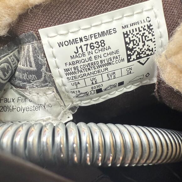 Merrell Roam Peak Polar Boots Women's Size 7 Brown Leather J17638 - Picture 7 of 7